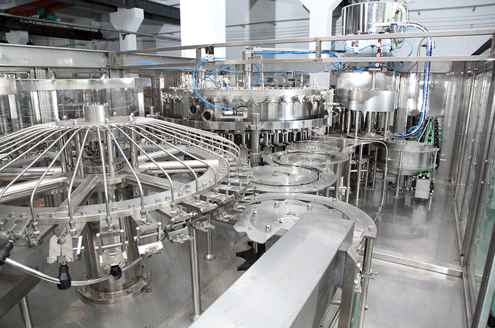 PET bottle carbonated soft drinks filling production line2