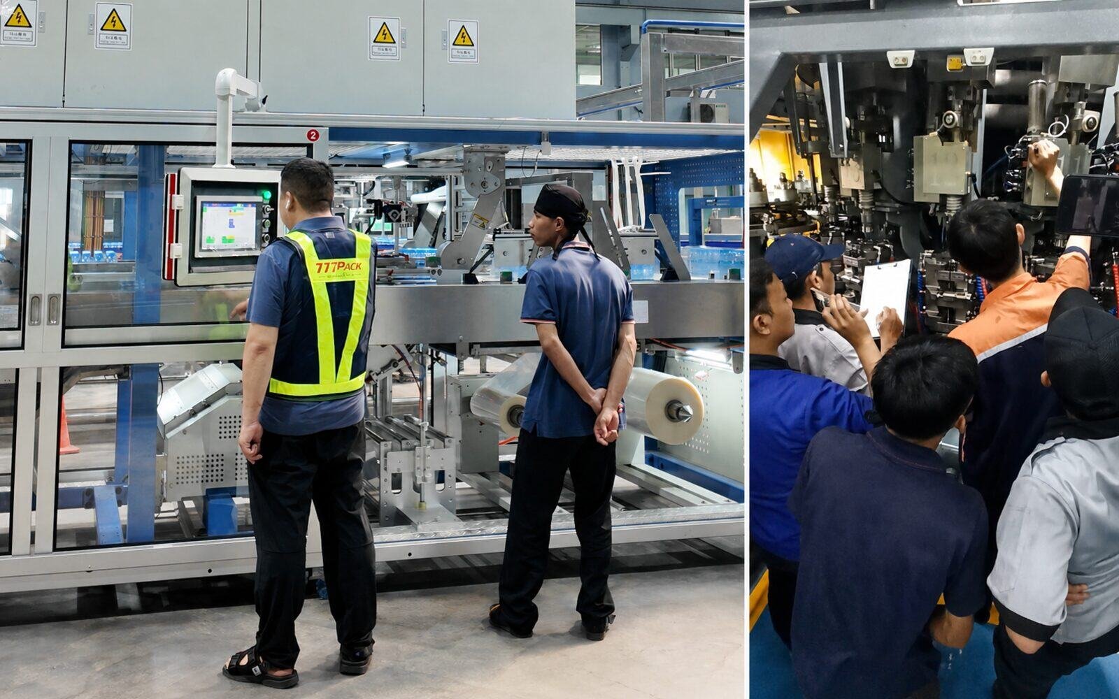 Bahasa Indonesia technical communication for bottling line support