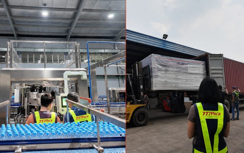 33,000 BPH Bottled Water Combi-Block Line in Bandung