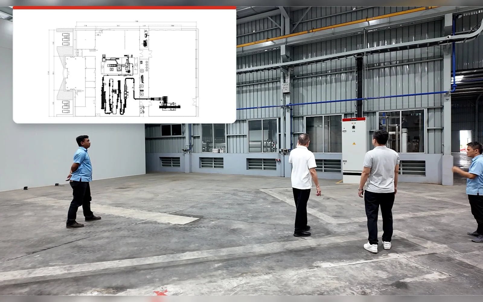 Factory layout design for a 33,000 BPH 250 ml bottled water production line