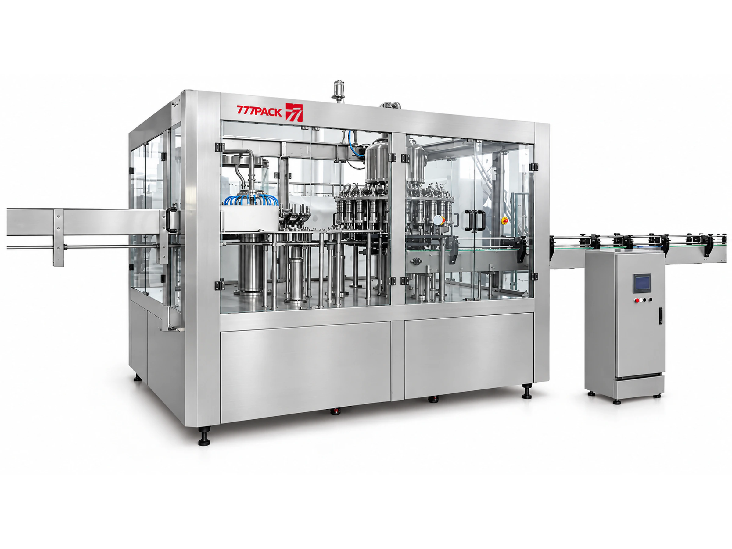 Complete RXGF PET bottle juice and tea hot filling machine