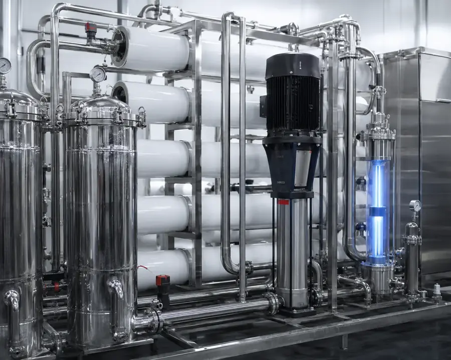 Water treatment reverse osmosis system