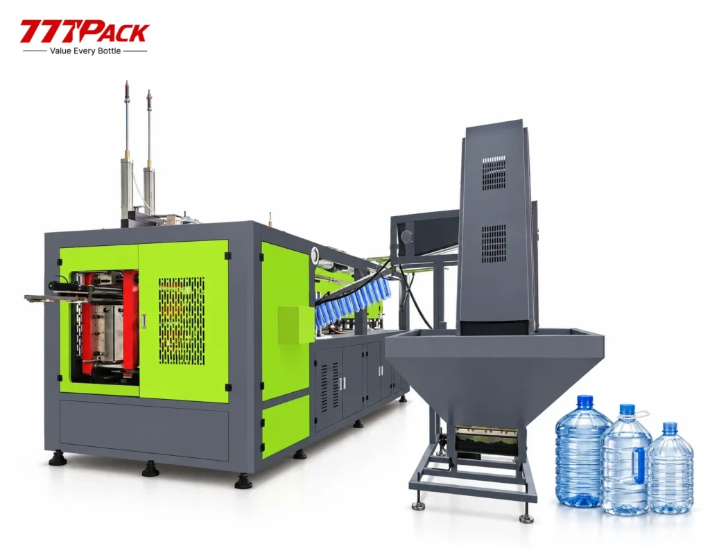 5–20 L automatic PET bottle blowing machine with large water bottles