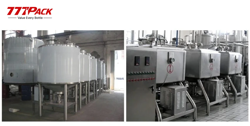 High-shear mixing and emulsification equipment for beverage ingredient preparation