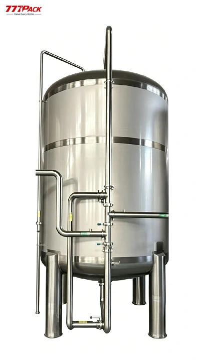Stainless-steel multi-media water filtration vessel