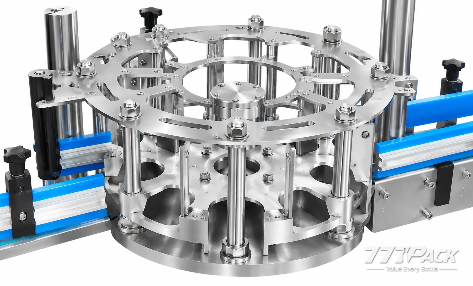 CY-060P star-wheel positioning mechanism for accurate round bottle labeling